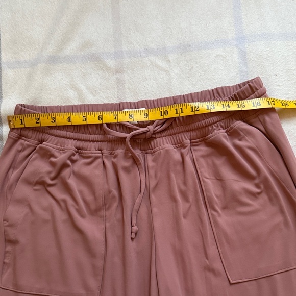 LOFT Casual Dusty Pink High Waist Cropped Jogger Pants - Picture 4 of 10